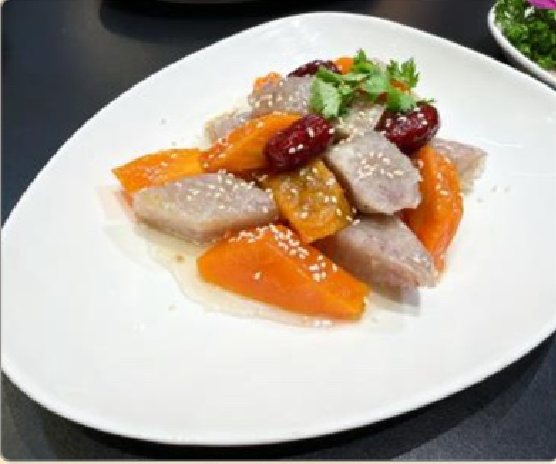 潮汕食府菜单菜品：A4 潮汕金玉满堂 Chaoshan Taro and Pumpkin Medley