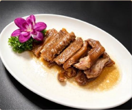 潮汕食府菜单菜品：V2 狮头鹅掌翅 Marinated Goose Webs and Wings