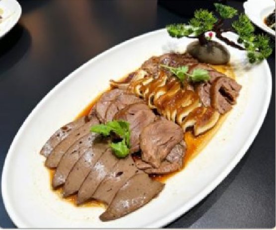 潮汕食府菜单菜品：V6 卤水中拼盘 Medium Marinated Platter