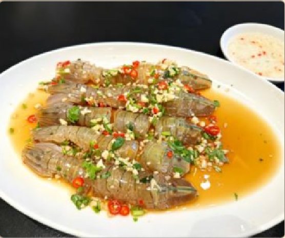 潮汕食府菜单菜品：G3 生腌皮皮虾 Raw Marinated Mantis Prawn