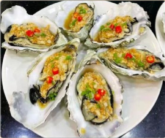 潮汕食府菜单菜品：M20 蒜蓉美国大生蚝（活） Live American Oyster with Garlic