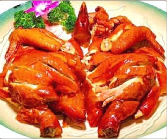 潮汕食府菜单菜品：J3 吊烧走地鸡（整只） Roasted Free-range Chicken (Whole)