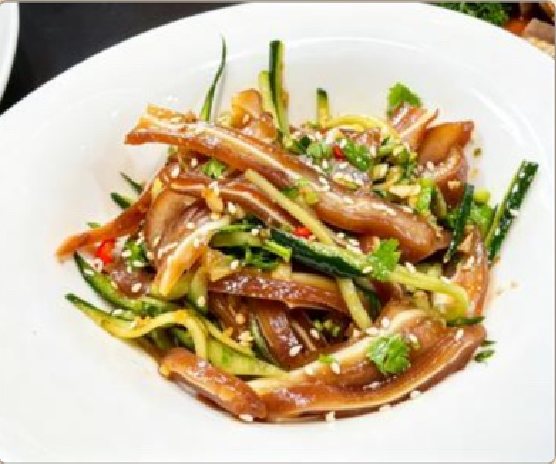 潮汕食府菜单菜品：L3 凉拌猪耳 Chilled Pig Ear