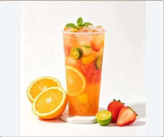 潮汕食府菜单菜品：B3 缤纷水果茶 Assorted Fruit Tea